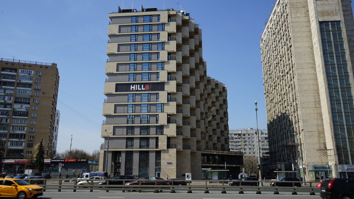 Апарт-комплекс Hill 8, г. Москва.Использованы навесные вентилируемые фасады Ронсон-400