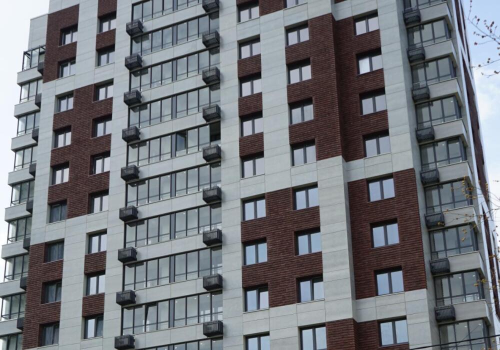 Жилой дом по программе реновации, г. Москва.Использованы навесные вентилируемые фасады Ронсон-100