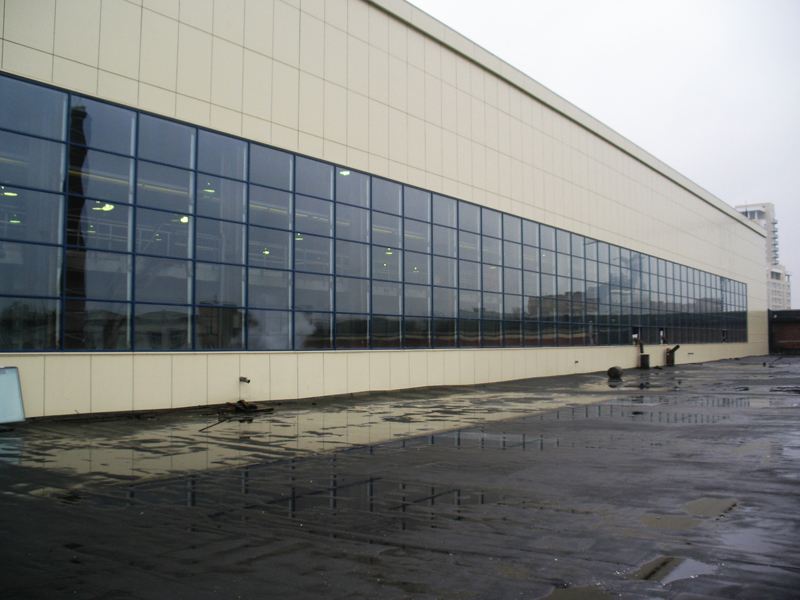 Административно–производственный комплекс», г. Москва.Использованы навесные вентилируемые фасады 