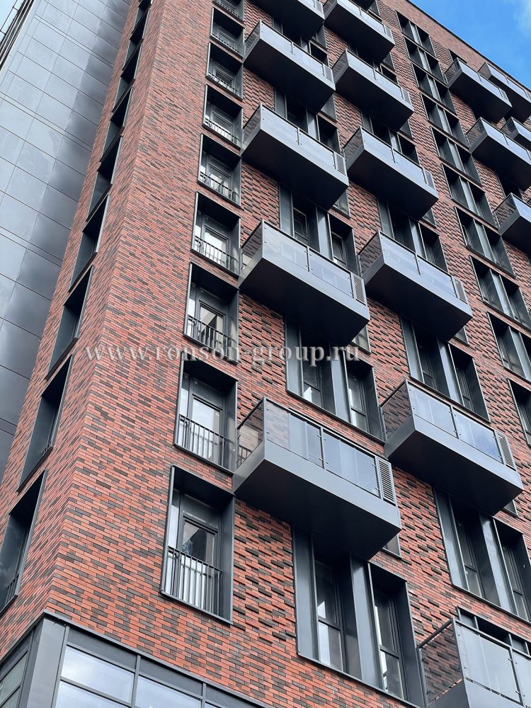 ЖК «Резиденция Композиторов», г. Москва.Использованы навесные вентилируемые фасады Ронсон-500