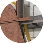 ФЦП, ХЦП, HPL-панель, Аквапанель, Рокпанель (видимый способ крепления)